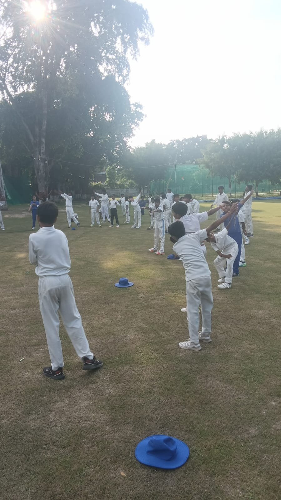 Young cricketers at ASCA