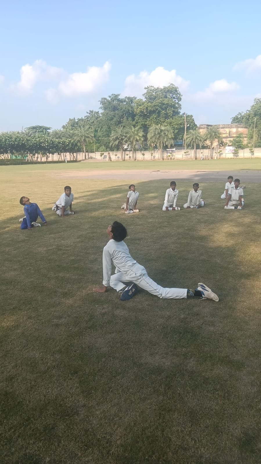 Training at Ajeet Singh Cricket Academy