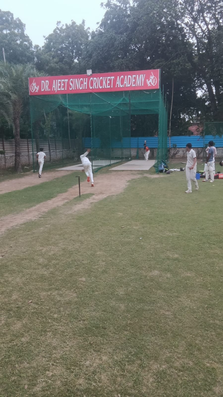 Cricket training at Ajeet Singh Cricket Academy